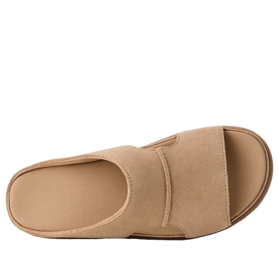 (WMNS) UGG Goldenstar Hi Cutout Slide Platform 'Sand' 1175132-SAN