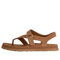 (WMNS) UGG GoldenGaze Toe Post Sandals 'Chestnut' 1175134-CHE