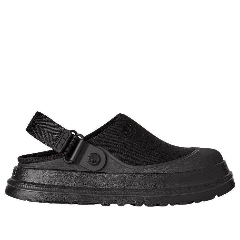 (WMNS) UGG GoldenGlow Canvas Clog Sandals 'Black' 1175295-BLK