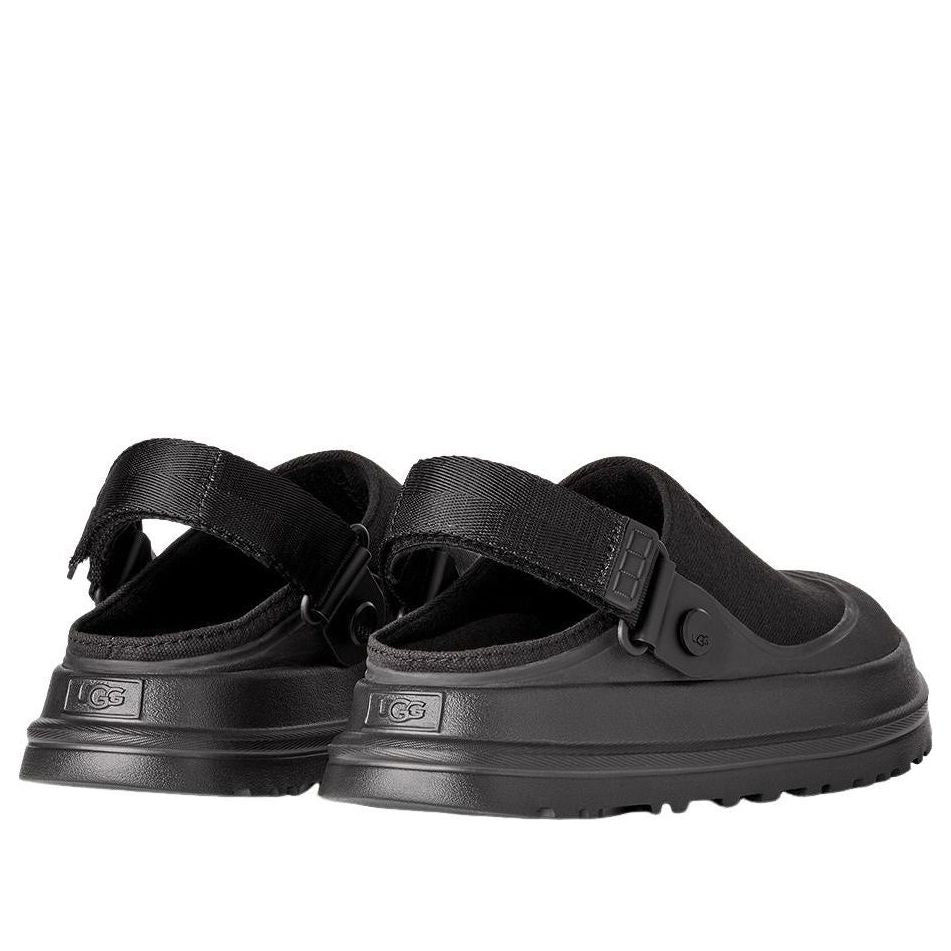 (WMNS) UGG GoldenGlow Canvas Clog Sandals 'Black' 1175295-BLK