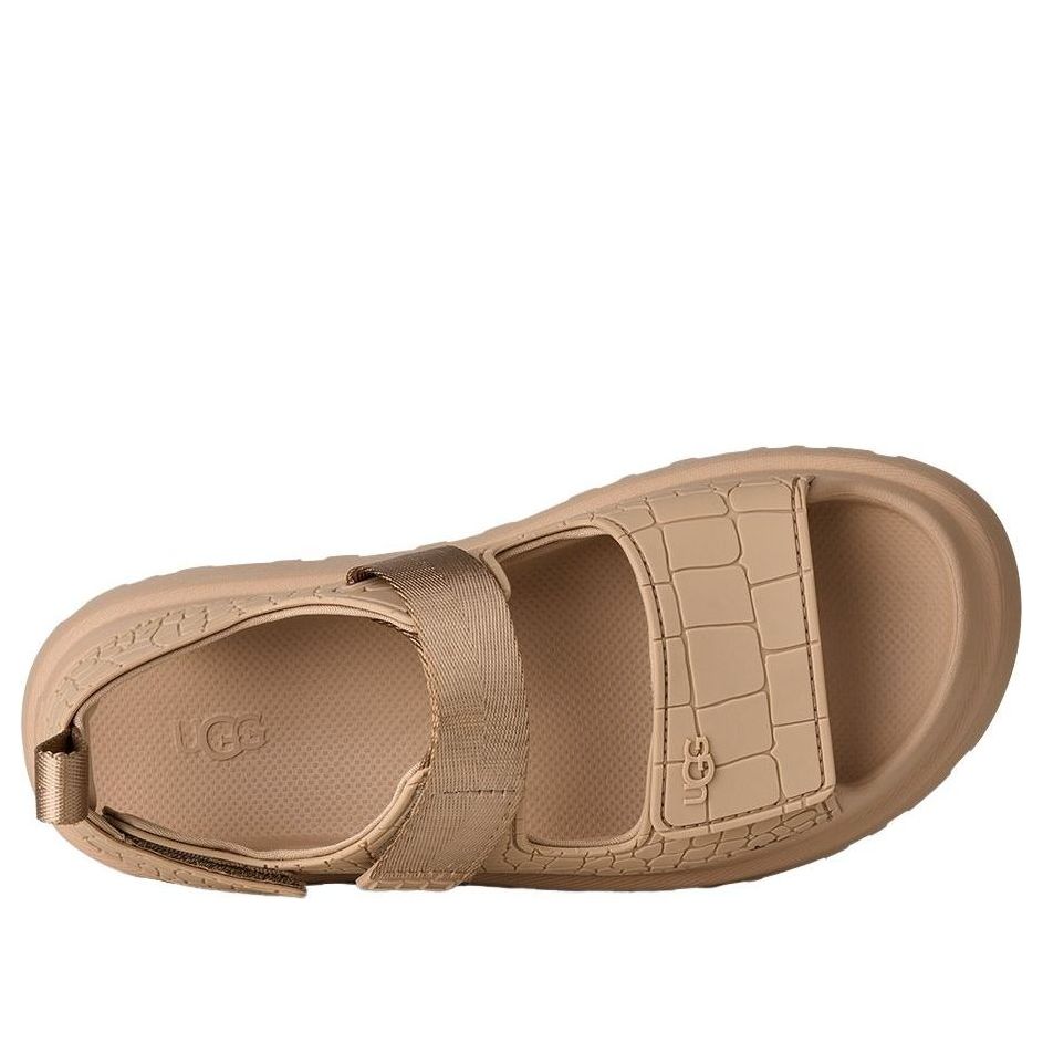 (WMNS) UGG GoldenGlow Embossed Sandals 'Mustard Seed' 1175311-MDSD