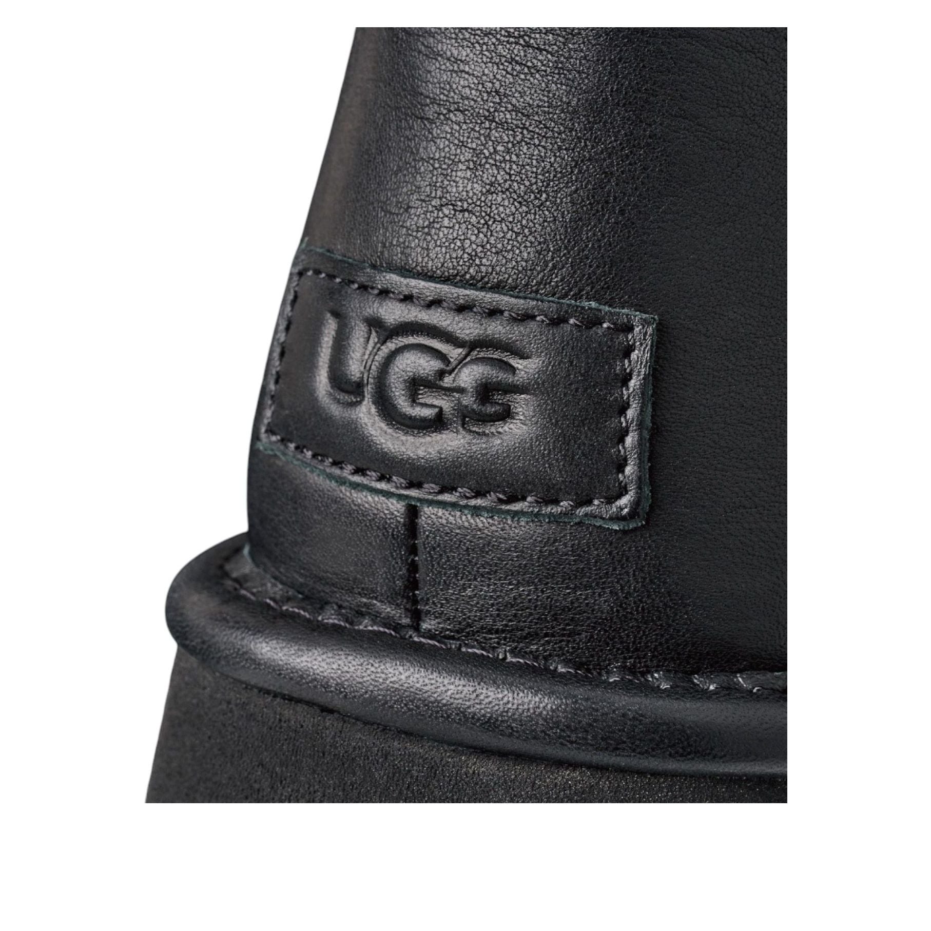 (WMNS) UGG Esmee Leather Lace-up Boots 'Black' 1176110-BLK