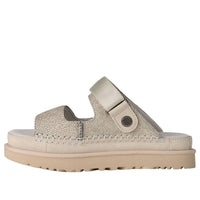 (WMNS) UGG Goldenstar Crackle Glide Sandals 'Crackle White' 1177852-CRCK