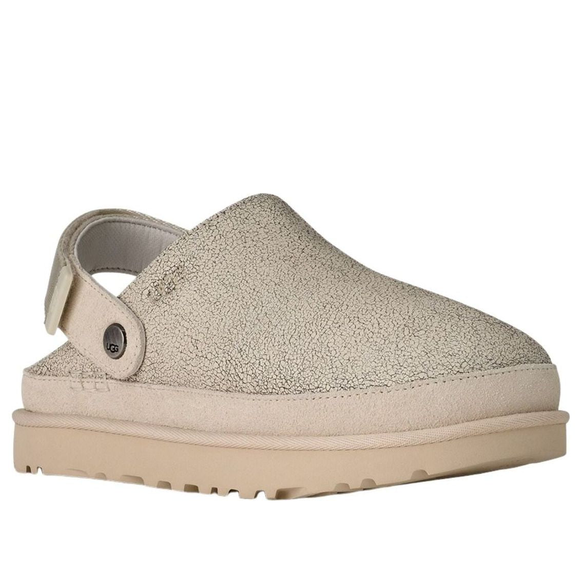 (WMNS) UGG Goldenstar Villa Clog Mules 'Crackle White' 1177853-CRCK