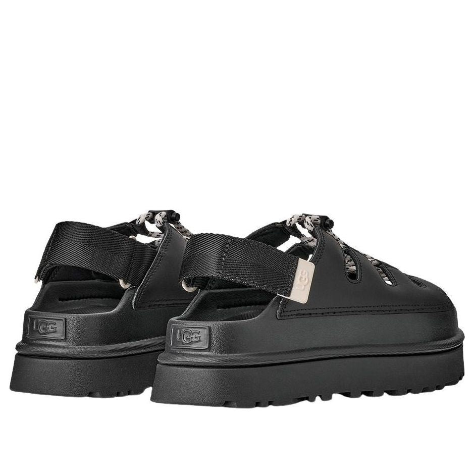 (WMNS) UGG GoldenGlow Toggle Sandals 'Black' 1179370-BLK