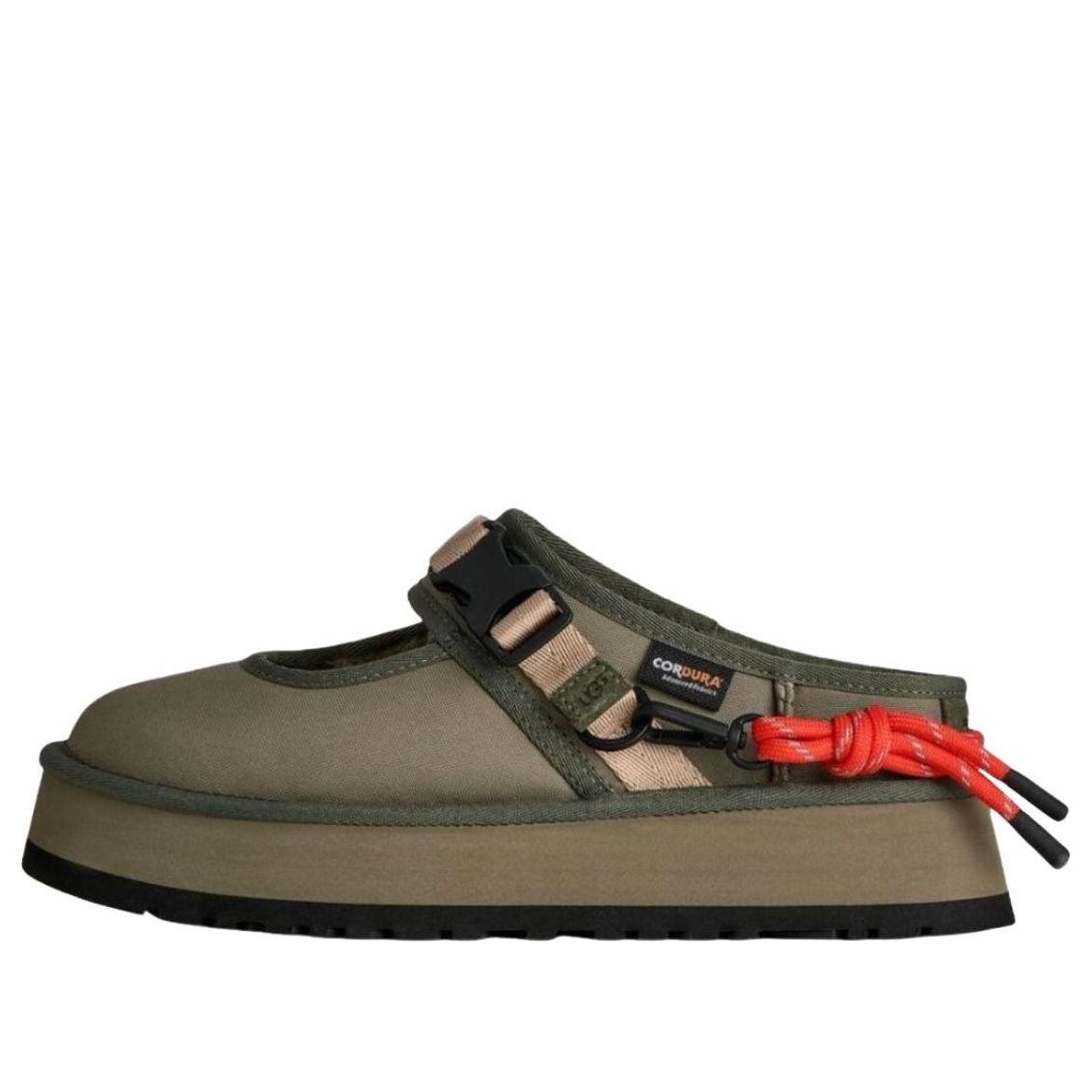 (WMNS) UGG Bea Mary Jane Wildwood Mules 'Burnt Olive' 1180111-BTOL