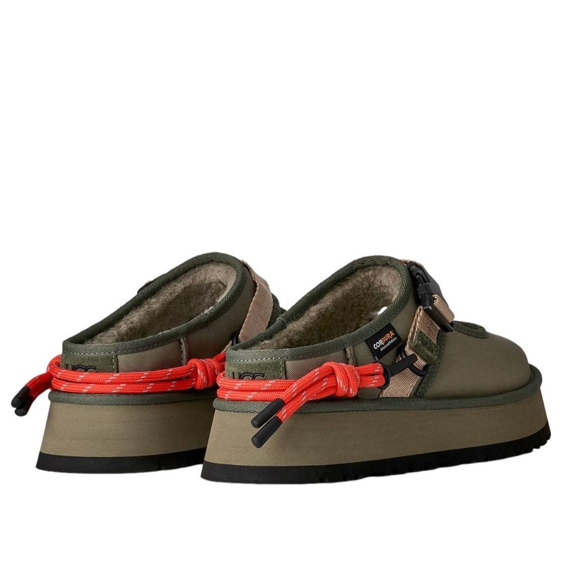 (WMNS) UGG Bea Mary Jane Wildwood Mules 'Burnt Olive' 1180111-BTOL