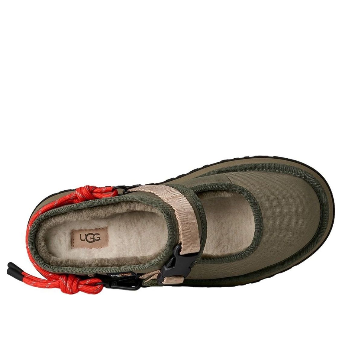 (WMNS) UGG Bea Mary Jane Wildwood Mules 'Burnt Olive' 1180111-BTOL