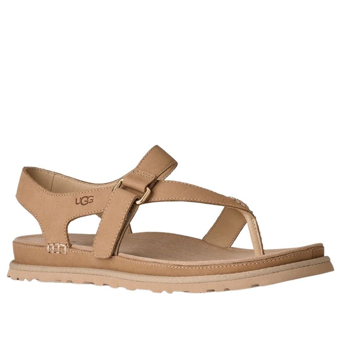 (WMNS) UGG GoldenGaze Toe Post Sandals 'Mustard Seed' 1184931-MDSD
