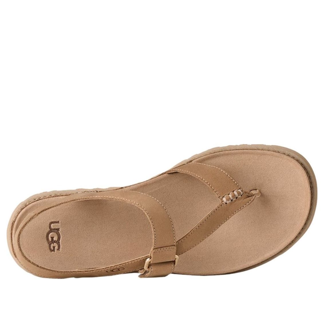 (WMNS) UGG GoldenGaze Toe Post Sandals 'Mustard Seed' 1184931-MDSD