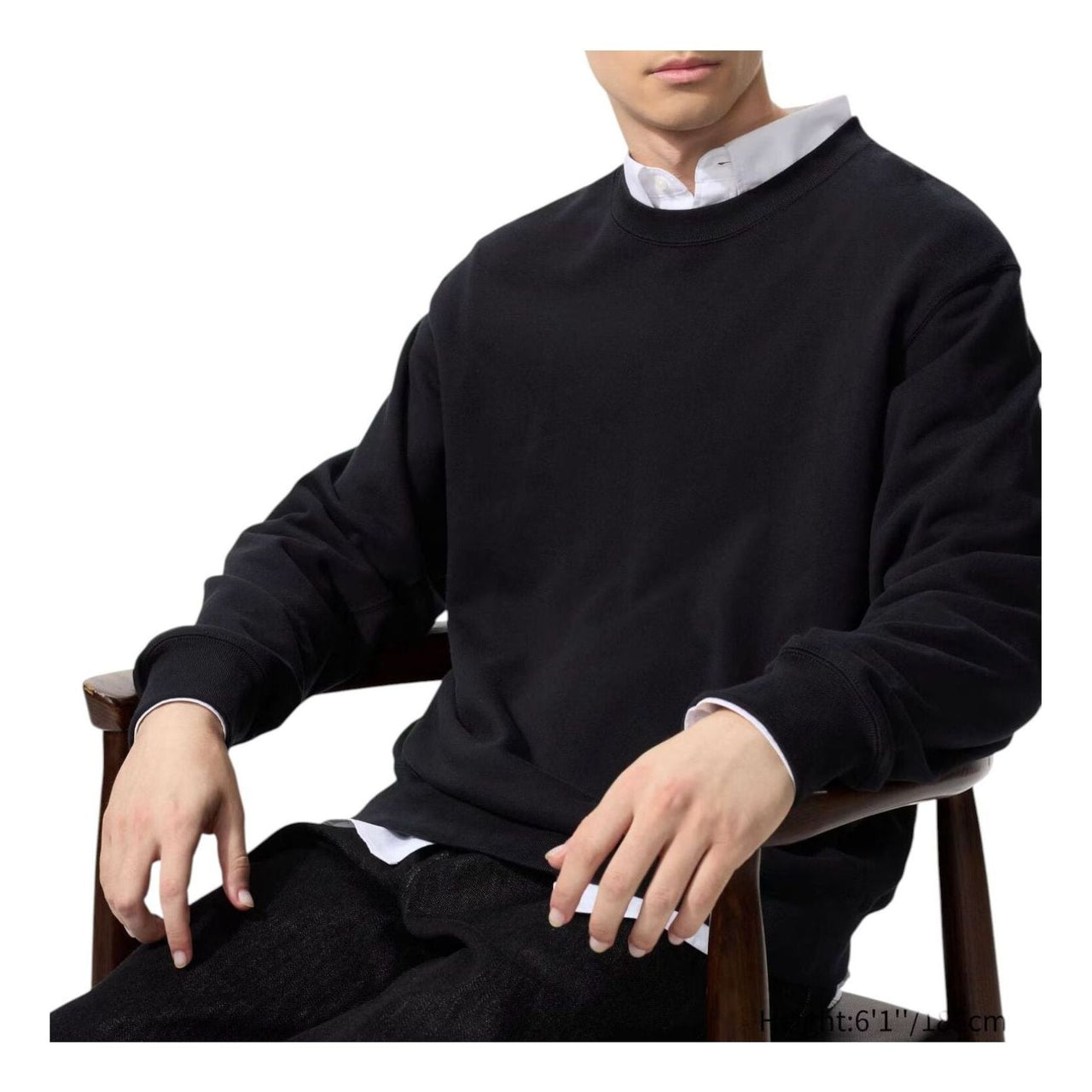 UNIQLO Sweatshirt 'Black' 482308-09