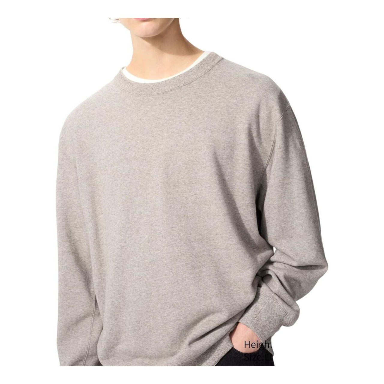 UNIQLO Sweatshirt 'Beige' 482308-31