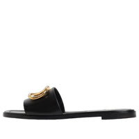 (WMNS) Valentino SS25 V Logo Signature Slippers 'Black' S0BD5DSH0NO