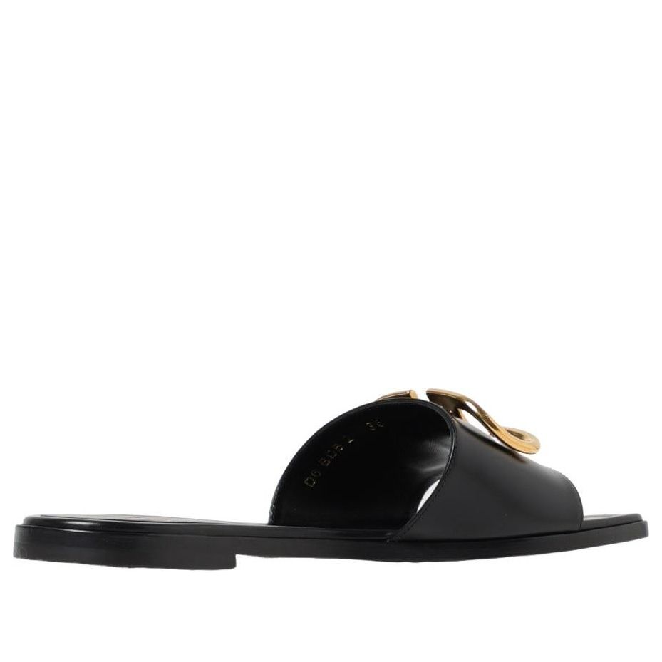 (WMNS) Valentino SS25 V Logo Signature Slippers 'Black' S0BD5DSH0NO