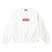 Supreme Washed Box Logo Crewneck 'White' FW15SW6-WHITE