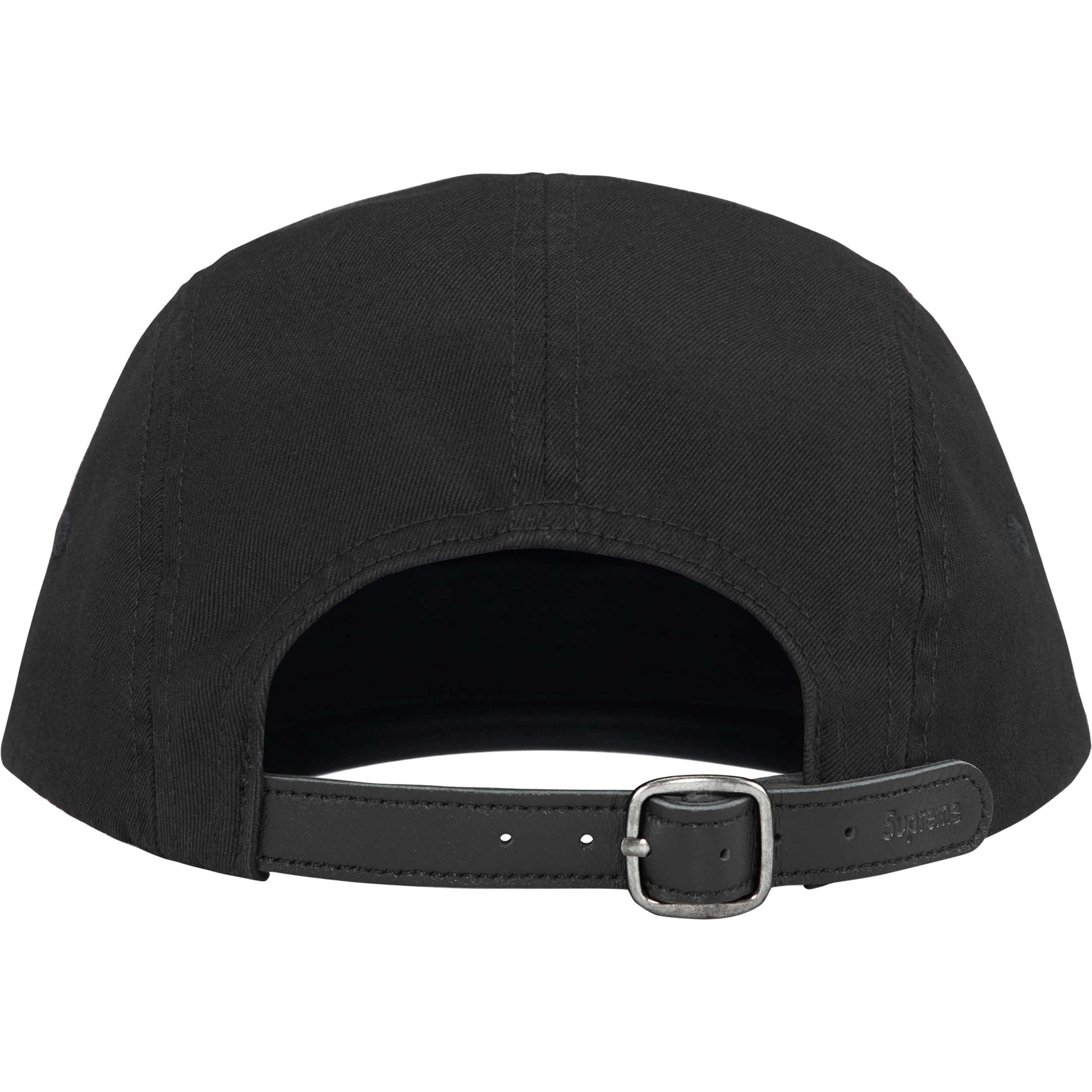 Supreme Washed Chino Twill Camp Cap FW24 'Black' SUP-FW24-2203-B