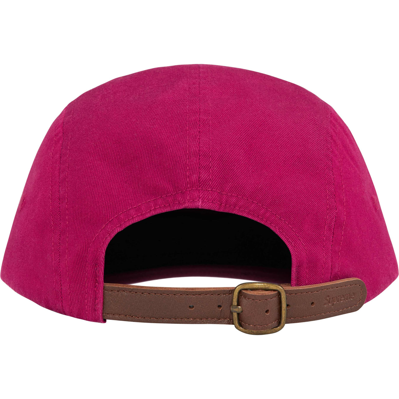 Supreme Washed Chino Twill Camp Cap FW24 'Cranberry' SUP-FW24-2203-CY