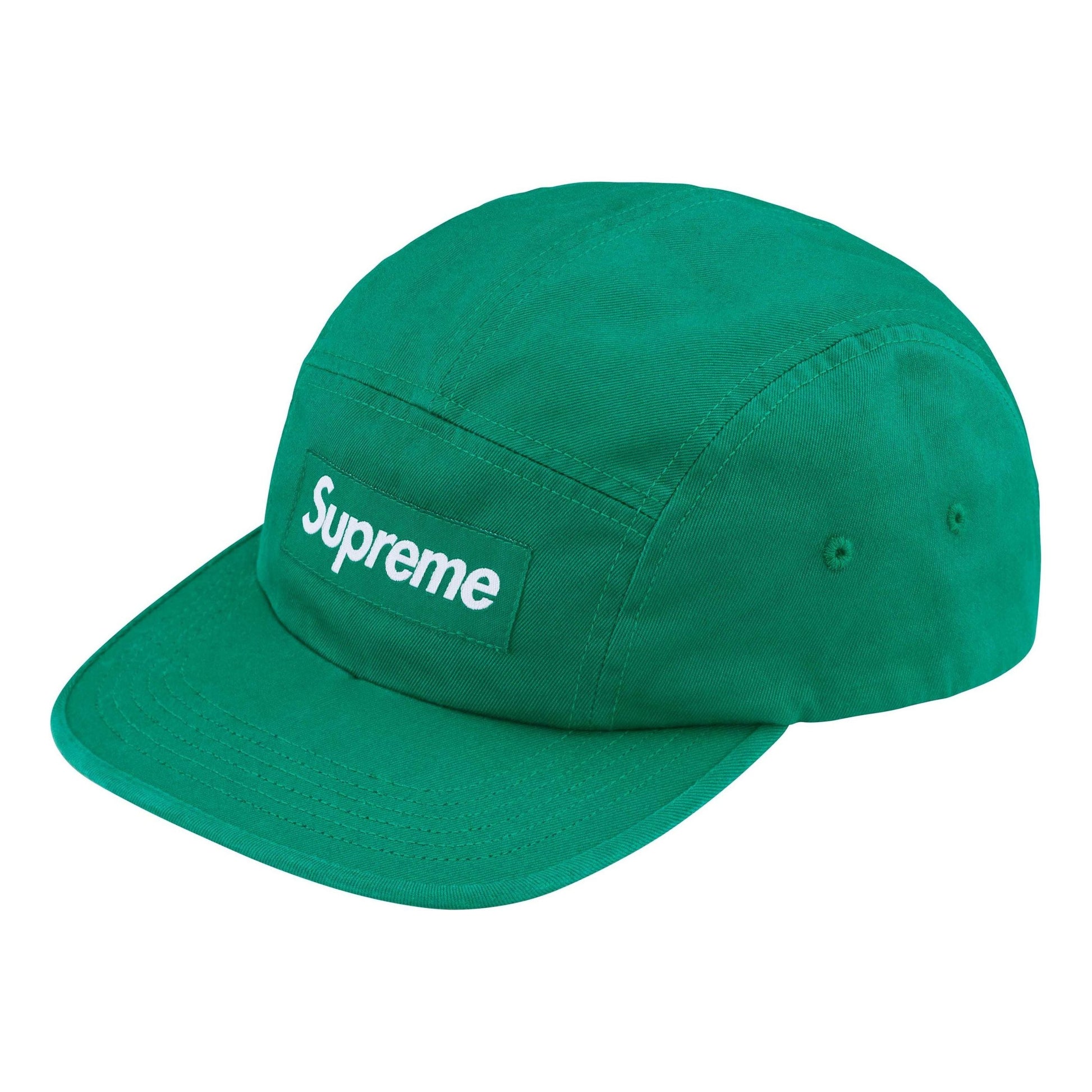 Supreme Washed Chino Twill Camp Cap FW24 'Green' SUP-FW24-2203-G