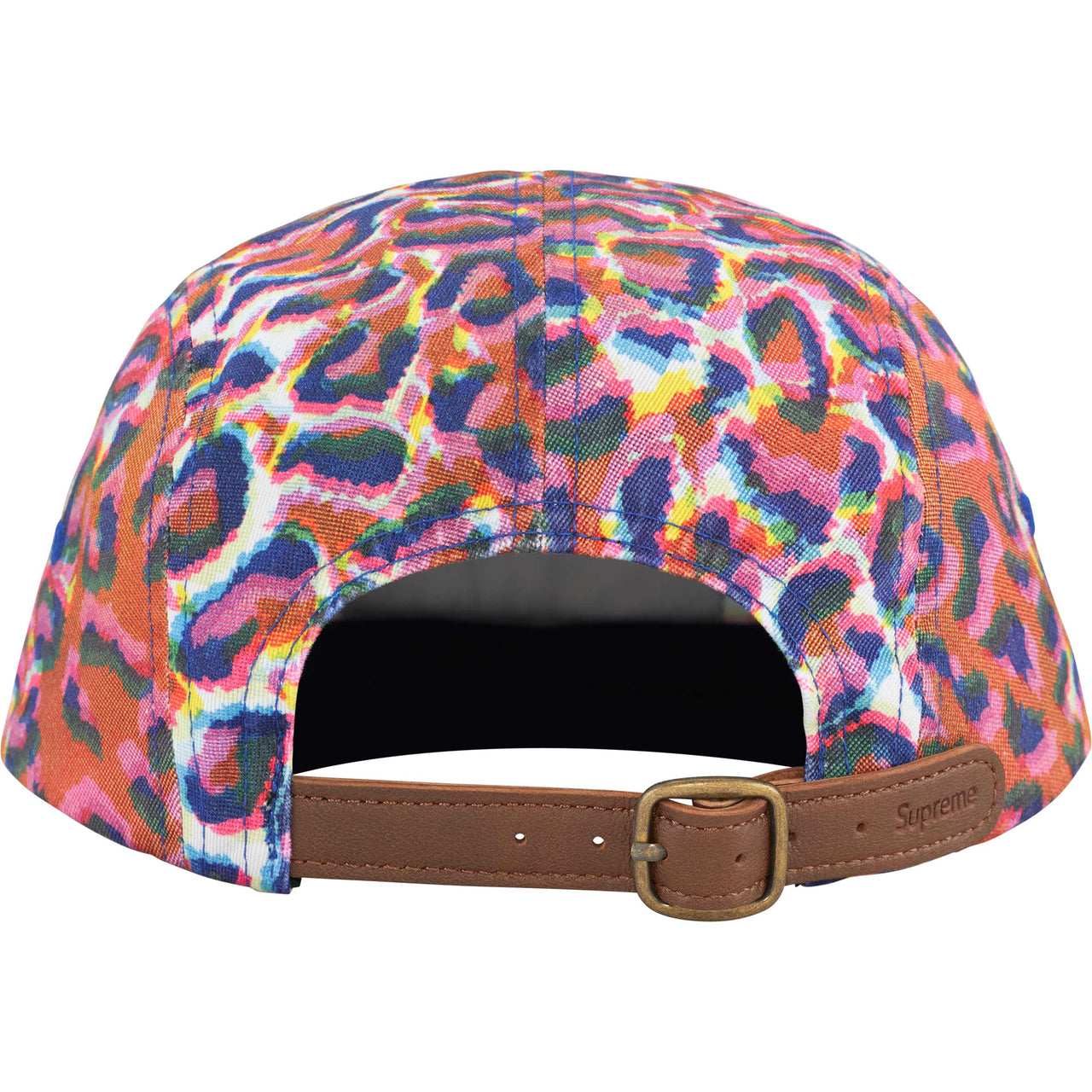 Supreme Washed Chino Twill Camp Cap FW24 'Leopard' SUP-FW24-2203-L