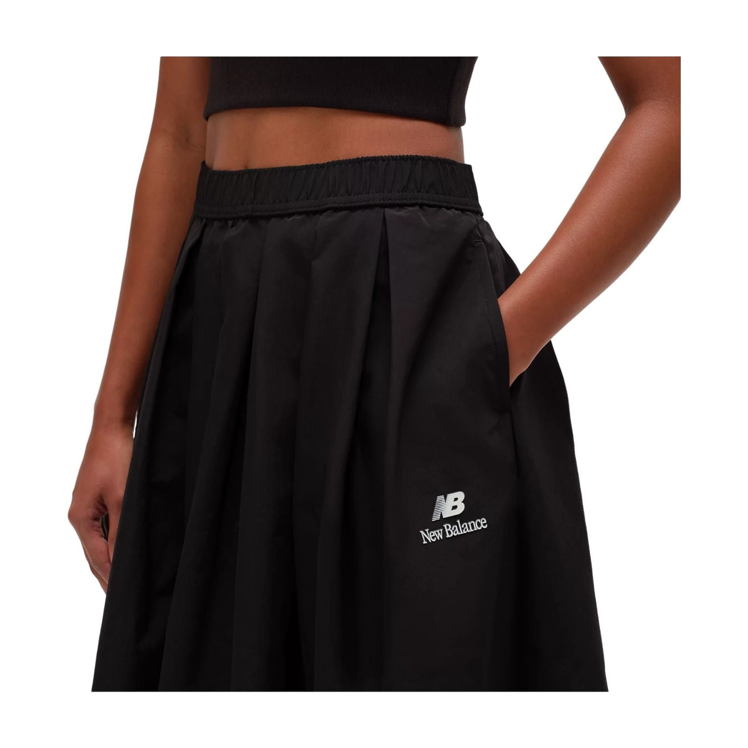 (WMNS) New Balance Made in USA Skirt Asia Sizing 'Caviar' WK53561BK
