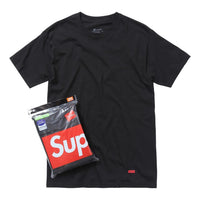 Supreme Hanes Tagless T-Shirt 3 Pack 'Black' SUP-FW24-034-B